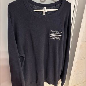 Georgetown University McDonough School of Business Bella Canvas Crewneck